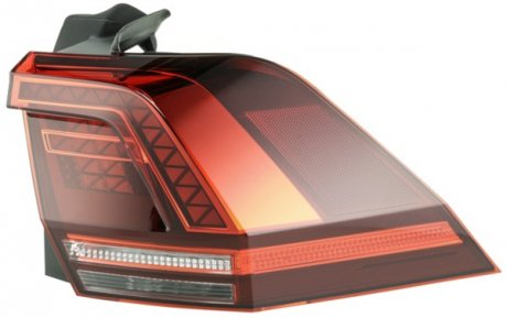 Задний фонарь правая (наружная/верхняя часть, LED, цвет поворота белый, цвет стекла дымчатый/красный) Volkswagen TIGUAN II 07.16- HELLA BEHR 2SD012 521-061 (фото 1)