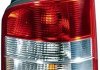Фонарь задний правый (P21/4W/P21W, цвет указателя поворота белый, цвет стекла красный/прозрачный, с противотуманным светом, фонарем заднего хода, версия с дверью багажника) Volkswagen TRANSPORTER T5 04.03-04.15 2SK 008 579-141
