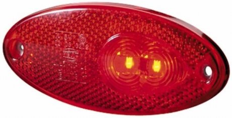 Фото автозапчасти фонарь габаритный LED HELLA красный (каплевидный) 24В HELLA BEHR 2TM 964 295-091