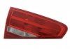 Ліхтар задній лівий (внутрішня частина, P21W/W16W, колір скла білий/червоний, з протитуманним ліхтарем, ліхтарем заднього ходу) AUDI A4 B8 Sedan 11.11-05.16 2TZ010 915-091