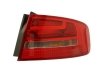 Ліхтар задній права (зовнішня частина, P21W, колір поворотника білий, колір скла червоний) AUDI A4 B8 Sedan 11.11-05.16 HELLA BEHR 2VA 010 914-101 (фото 1)