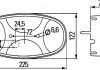 Фото автозапчастини ліхтар задній лівий (P21W/R10W, 12/24V, з покажчиком повороту, з протитуманним ліхтарем, зі стоп-сигналом, габаритним світлом, світловідбивачем, з кабельною втулкою) HELLA BEHR 2VA 343 640-071 (фото 2)