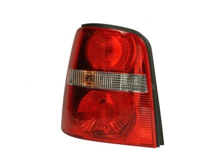 Ліхтар задній лівий (P21W/R5W, колір покажчика білий, колір скла червоний/прозорий, з протитуманним світлом, світлом заднього ходу) Volkswagen TOURAN I 02.03-12.06 HELLA BEHR 2VP 008 759-051