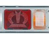 Фото автозапчастини ліхтар задній права (LED/P21W, 24V, з покажчиком повороту, з протитуманним ліхтарем, ліхтарем заднього ходу, зі стоп-сигналом, габаритним світлом, трикутним відбивачем, з ліхтарем на руку) KRONE HELLA BEHR 2VP340 961-541 (фото 1)