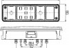 Фото автозапчасти фонарь задний правый (LED/P21W, 24В, с указателем поворота, с противотуманным светом, фонарем заднего хода, со стоп-сигналом, габаритным огнем, треугольным отражателем, с плафоном) KRONE HELLA BEHR 2VP340 961-541 (фото 2)
