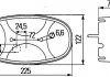 Фонарь задний правый Cargoluna (P21W/R10W, 24В, с указателем поворота, фонарем заднего хода, со стоп-сигналом, габаритным огнем) HELLA BEHR 2VP 343 640-081 (фото 2)