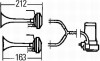 Фото автозапчастини сигнал HELLA BEHR 3PB 003 001-661 (фото 2)