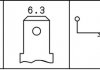 Датчик тиску масла (0,15-0,35Бар; 1 pin; блакитне) SMART CABRIO, CITY-COUPE, CROSSBLADE, FORTWO, ROADSTER 0.6/0.7/0.8D 07.98- HELLA BEHR 6ZL 008 280-061 (фото 2)