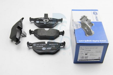 Фото автозапчасти гальмівні колодки дискові зад. Bmw E39 520-535 96- HELLA BEHR 8DB 355 007-981