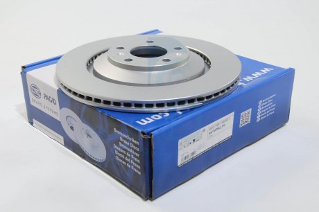 Тормозной диск задний A8/Phaeton/Coninental 02-3.0-6.0 (НС PRO) HELLA BEHR 8DD355129-801
