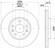 Фото автозапчасти диск гальмівний перед. Renault Megane IV, Talisman 1.3-1.6D 11.15- HELLA BEHR 8DD 355 131-871 (фото 1)