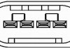Расходомер воздуха (4 pin, модуль) BMW 3 (E90), 3 (E91), 3 (E92), 5 (E60), 5 (E61), 6 (E63), 6 (E64), X3 (E83), X5 (E70), X6 (E71, E72) 2.0D/3.0D 09.04-07.13 HELLA BEHR 8ET009 149-161 (фото 2)