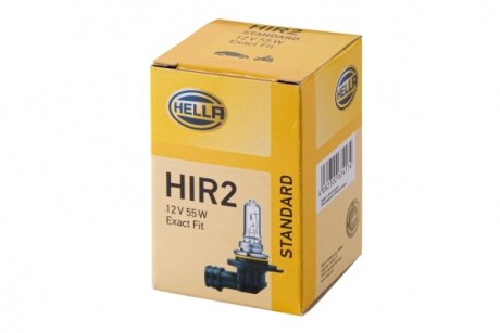 Лампочка HIR2 (коробка 1шт) 12В 55Вт PX22D Standard HELLA BEHR 8GH 009 319-001 (фото 1)