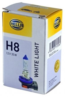 Лампа розжарювання, H7 12V 55W PX26d WL 4200K White Light HELLA BEHR 8GH223 498-131
