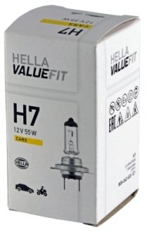 Фото автозапчастини лампа VALUEFIT H7 12V 55W PX26D HELLA BEHR 8GH 242 632-121