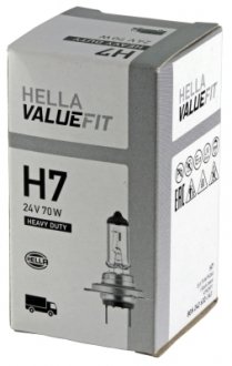 Лампа VALUEFIT H7 24V 70W PX26d HELLA BEHR 8GH 242 632-141