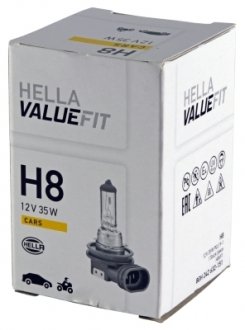 Фото автозапчасти лампа VALUEFIT H8 12V 35W PGJ 19-1 HELLA BEHR 8GH 242 632-151