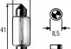 Фото автозапчасти лампочка накаливания C15W 24V 15W L-41mm трубчатая (гнездо SV8,5) HELLA BEHR 8GM 002 091-261 (фото 2)