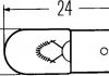 Фото автозапчасти лампочка 24V 2W BA9S T2W HELLA BEHR 8GP 002 068-241 (фото 3)