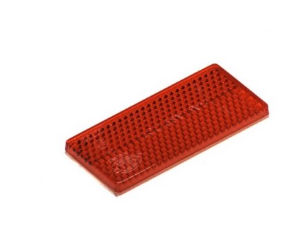 Прямоугольный отражатель (красный, самоклеящийся, 70 мм x 31,5 мм) HELLA BEHR 8RA 004 412-021