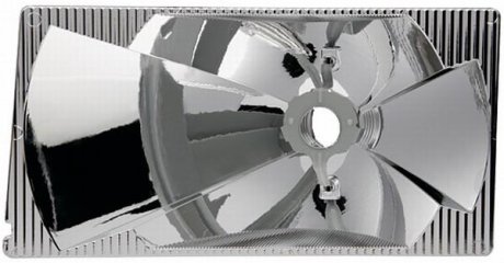 Вставка рефлектора лівий H4 SCANIA 4, P,G,R,T 05.95- HELLA BEHR 9DE145 675-011
