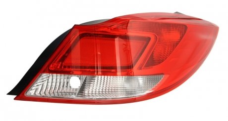 Ліхтар задній права (P21W/R10W, покажчик повороту білий, колір скла червоний, світло заднього ходу) OPEL INSIGNIA A Sedan 07.08-05.13 HELLA BEHR 9EL176 380-061
