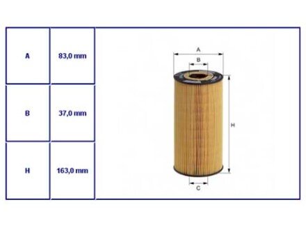 Фото автозапчасти wkЕ‚ad fil.ol.Opel 2,5 TD Hengst HENGST FILTER 0101000760