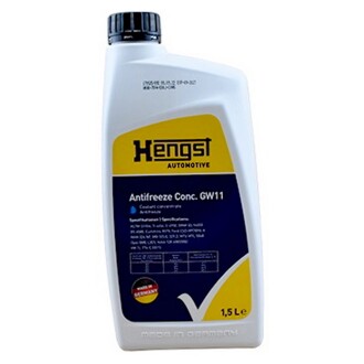 Фото автозапчастини антифриз G11 Antifreeze Conc. GW11 (синий) (1.5L) HENGST FILTER 631800000