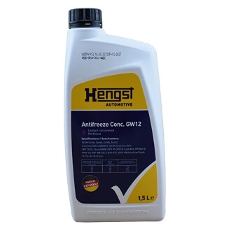 Фото автозапчасти антифриз G12 Antifreeze Conc. GW12 (красно-фиолетовый) (1.5L) HENGST FILTER 634800000 (фото 1)