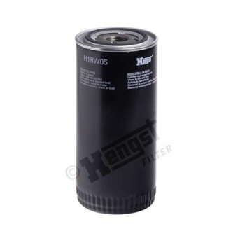 Гидравлический фильтр (винчивается) DEUTZ FAHR DX F3L912/F5L912 01.78-12.90 HENGST FILTER H18W05 (фото 1)