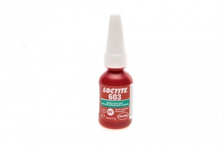 Фото автозапчасти loctite 603, 10ml фиксатор анаэробный вал-втулочный (зеленый) (высокой фиксации) (зазор 0.1) Henkel 1971543