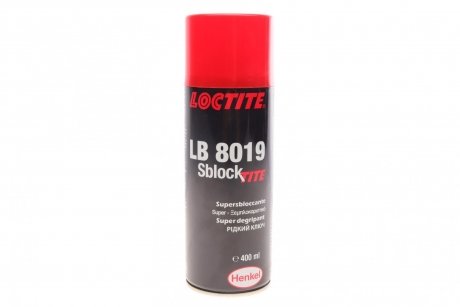 LOCTITE LB 8019, 400ML Смазка, раскислитель ржавчины, жидкий ключ, (содержание растворителей 89%) Henkel 589891