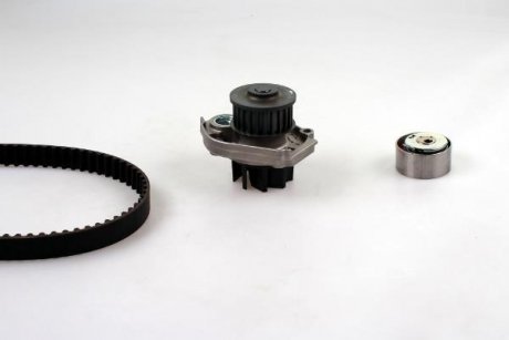 Комплект ГРМ (ремень+ролик+водяной насос) FIAT PANDA 1.1 09.00- HEPU PK12012 (фото 1)