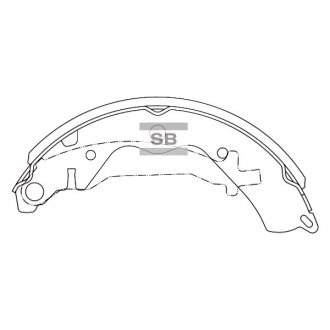 Фото автозапчасти комплект дисковых тормозных колодок Hi-Q (SANGSIN) SA059