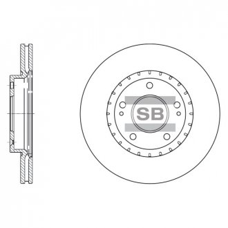 Гальмівний диск передній Hi-Q (SANGSIN) SD1071