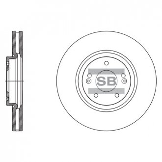 Фото автозапчастини диск гальмівний Hi-Q (SANGSIN) SD1132