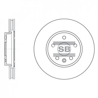 Гальмівний диск передній Hi-Q (SANGSIN) SD3031