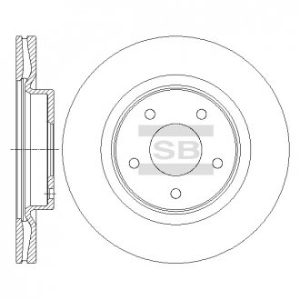 Фото автозапчасти тормозной диск Hi-Q (SANGSIN) SD4223