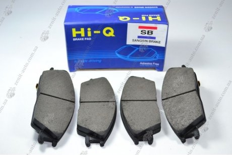 Колодки тормозные дисковые HYUNDAI ACCENT передн. (пр-во) Hi-Q (SANGSIN) SP1047 (фото 1)