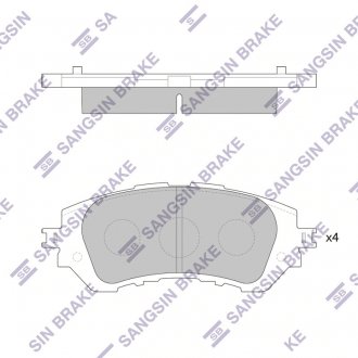 Тормозные колодки Hi-Q (SANGSIN) SP1780