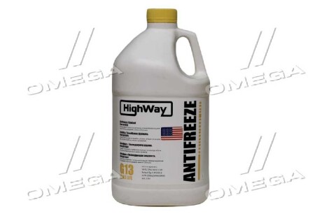 Фото автозапчастини антифриз ANTIFREEZE G13 концентрат жовтий 3,78л HighWay 10111