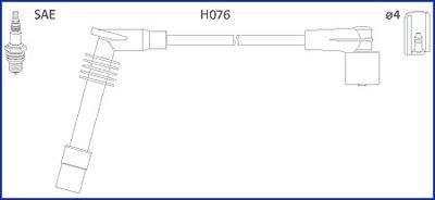 Фото автозапчасти комплект электропроводки HITACHI 134234