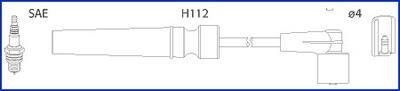 Провода зажигания Chevrolet Aveo/Daewoo Lanos 1.4/1.6 16V 97- (к-кт) (HÜCO) HITACHI 134236