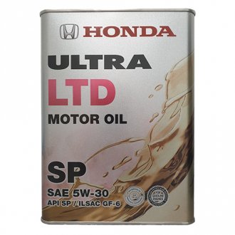 Моторное масло (4L+) SAE 5W30 API SP HONDA 08228-99974