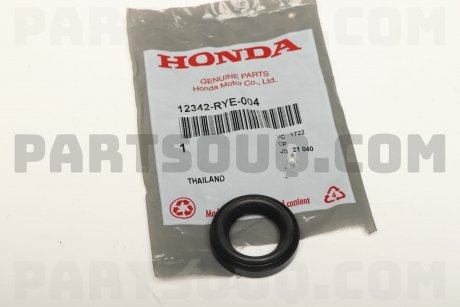 Фото автозапчасти кольцо уплотнительное HONDA 12342RYE004 (фото 1)