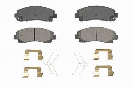 Колодки дискового тормоза передние ACURA TL, TLX; RIDGELINE 2.4/3.5/3.7 03.05- HONDA 45022SJPA01