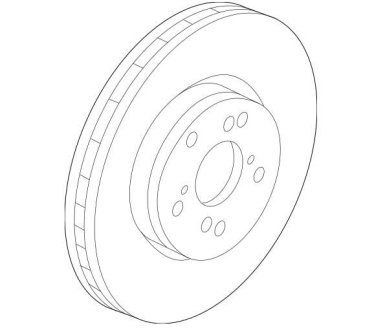 Фото автозапчастини диск тормозной передний правый Acura MDX 14-16 дорест HONDA 45251TZ5A01