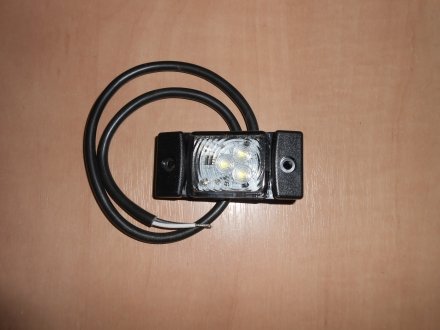 Фонарь габаритный белый диод LED 12/24 HORPOL LD140 (фото 1)
