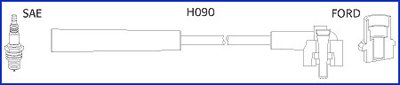 Комплект кабелів високовольтних HUCO 134673 (фото 1)