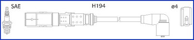 Комплект кабелів запалювання HUCO 134791